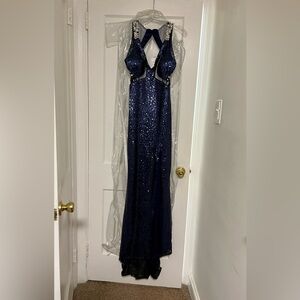 Sequined Prom Dress